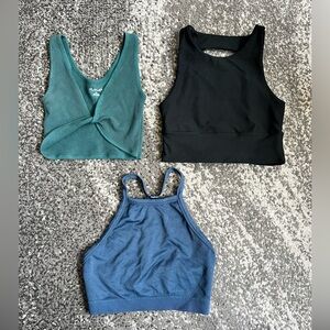 Bralette Sports Bra Trio Bundle - S/XS